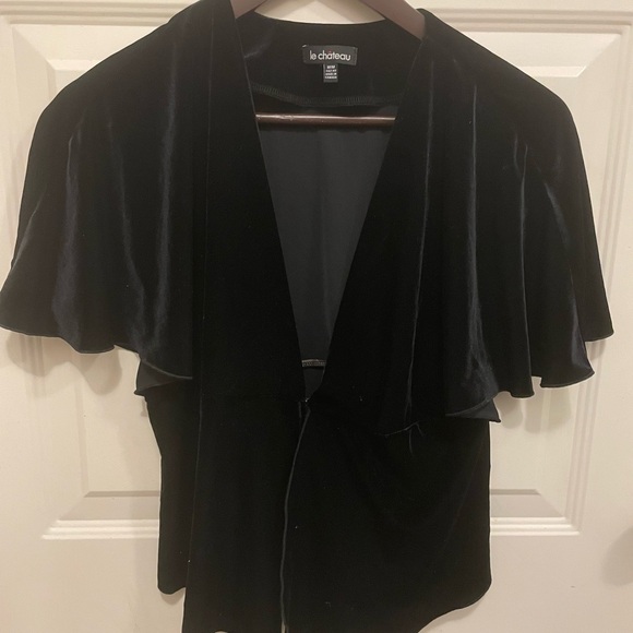 Le Chateau velour shrug - Picture 4 of 5